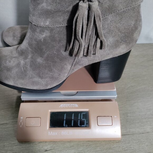 Born Womens Mauvide Side Zip  Casual Tassel Ankle Boots Booties Size 7.5‎ M - Picture 9 of 9